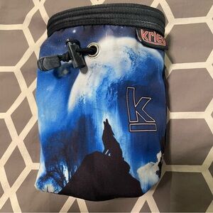 Krieg Wolf Print Climbing Chalk Bag